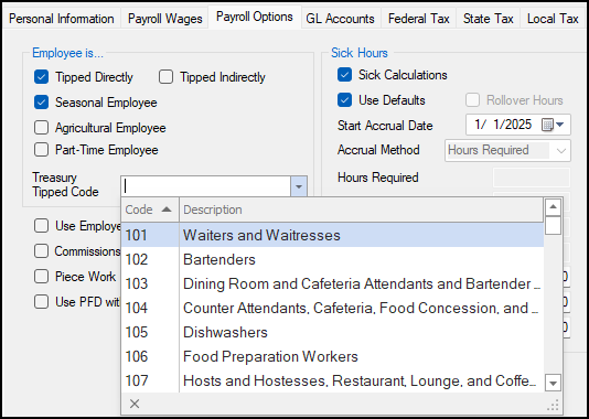 Treasury tippied code drop list